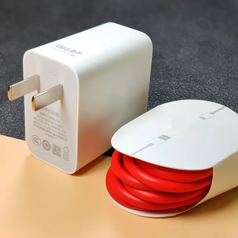 Warp charge Oneplus charger 30W USB Dash charging EU/US Fast Power adapter Type-C Cable 5V 6A For One plus 7t 7 Pro 6 6t 5 5t 3