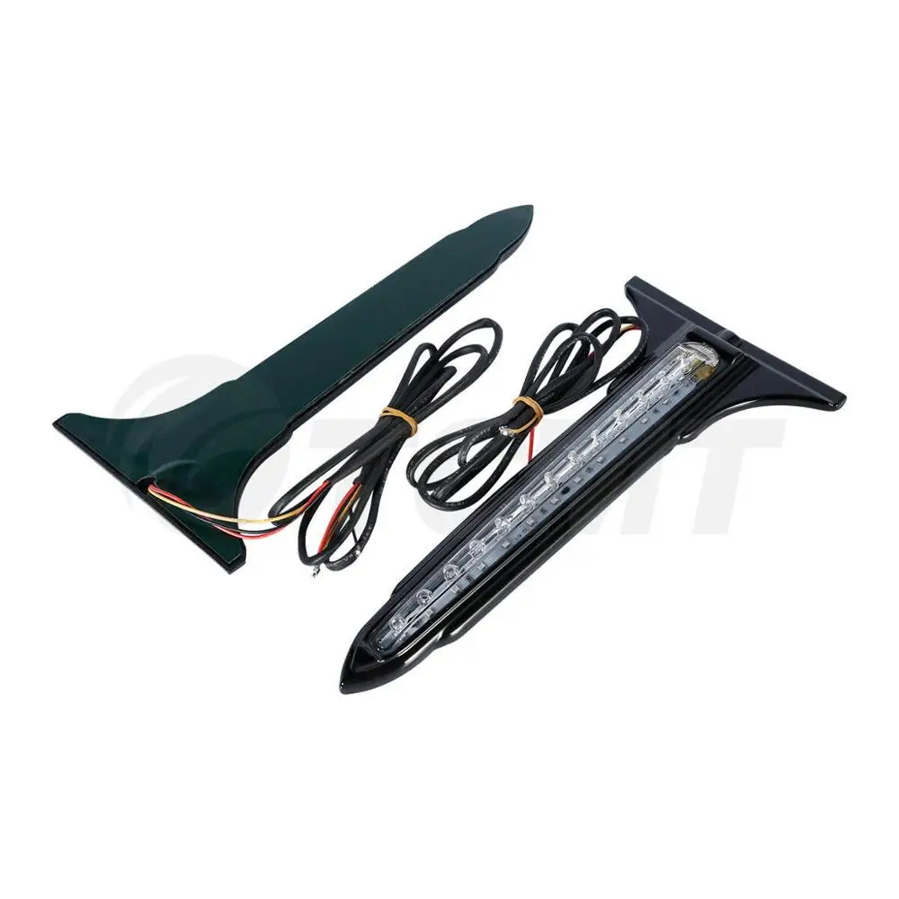 Задние светодиодные седельные сумки акценты задний стоп-сигнал