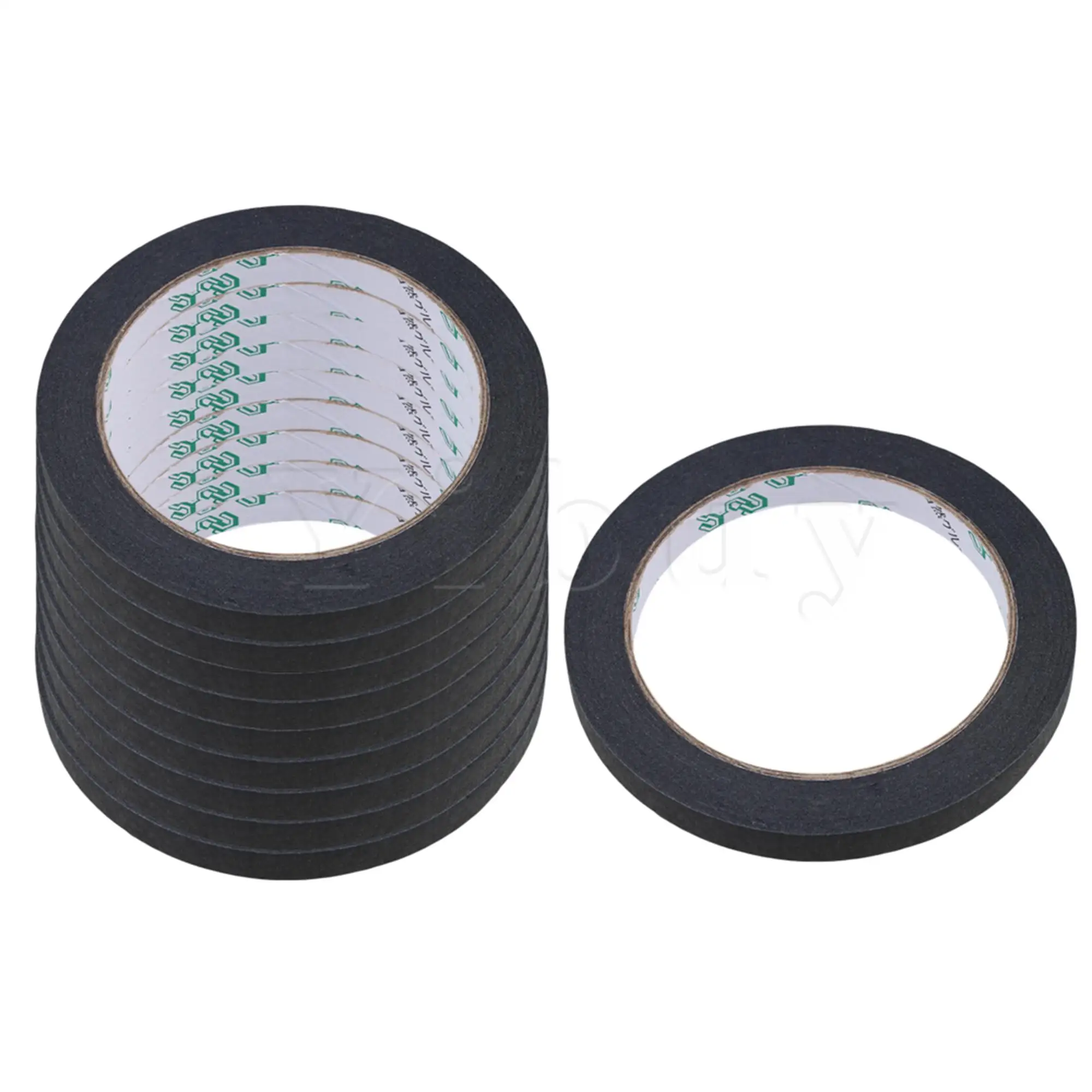 

Yibuy 10 x Black Insulating Cement Guitar Pickup Insulated Adhesive Tape 10mm for Musical Instrument Accessories