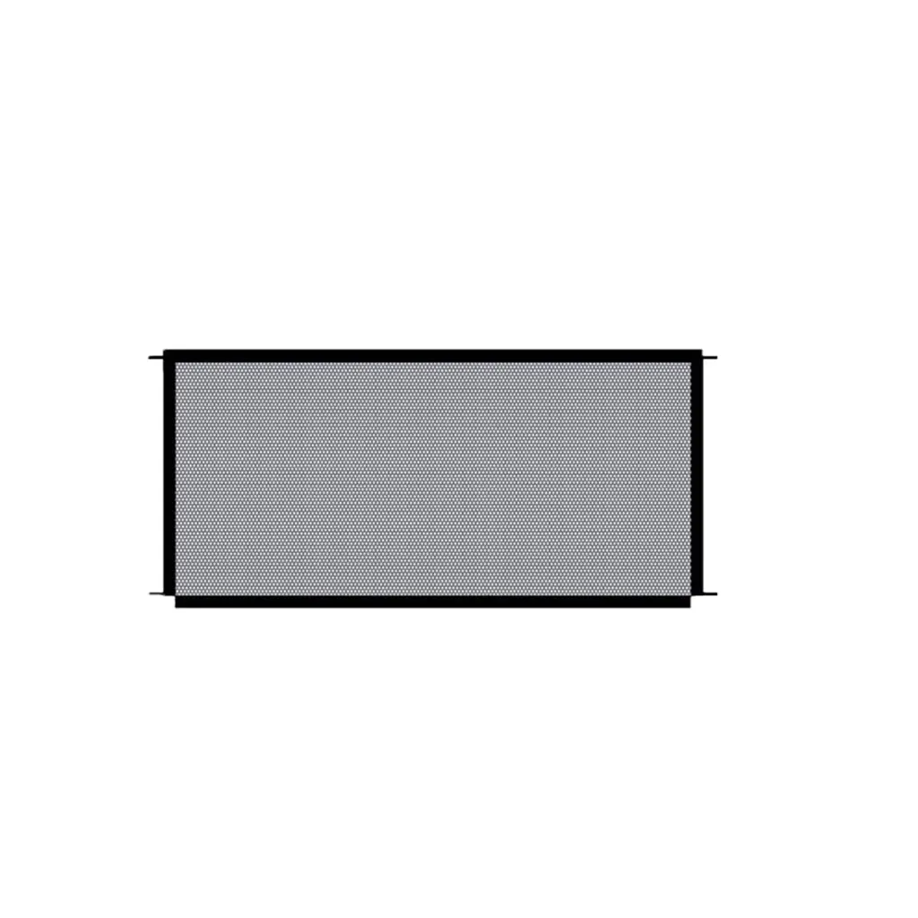 

Pet Gate for Dogs Portable Folding Isolation Mesh Safety Fence Install Anywhere