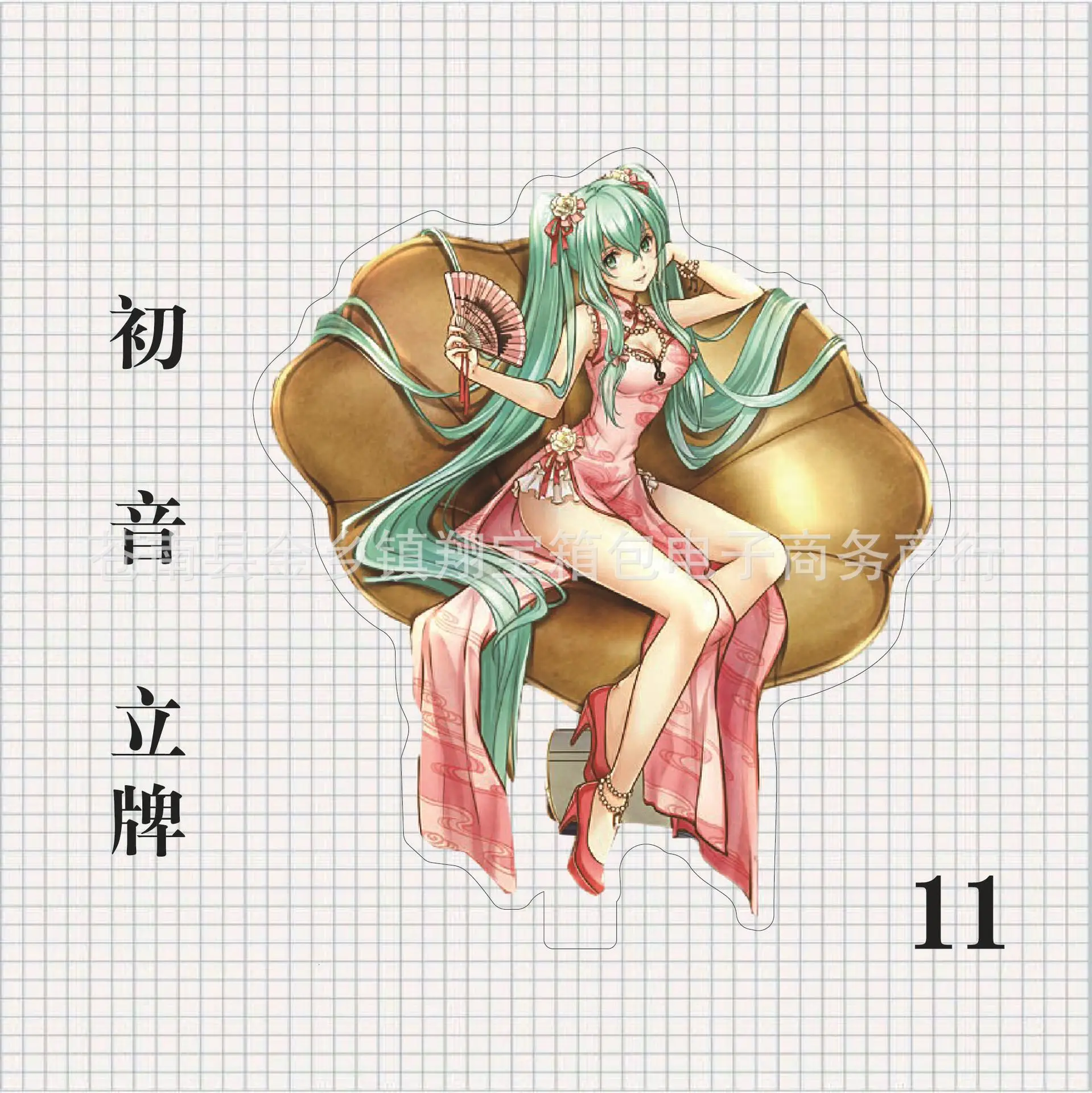 Прозрачная акриловая подставка Мику Хацунэ из аниме Креативные украшения