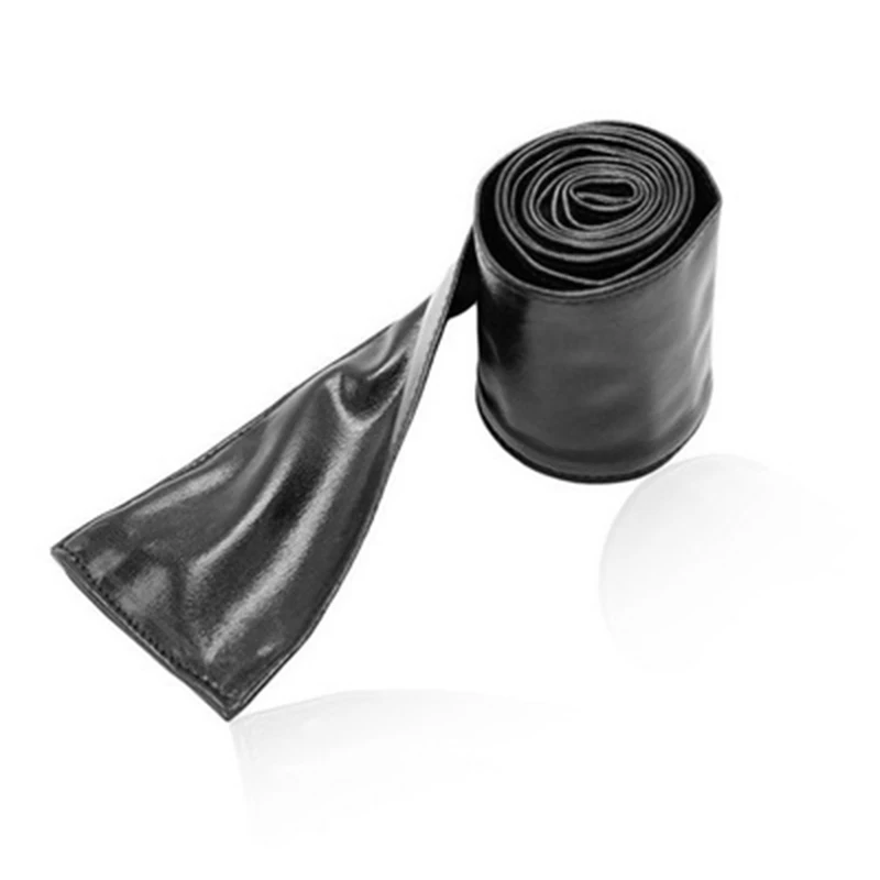 Связывающая мягкая из искусственной кожи пикантная маска на глаза Связывание