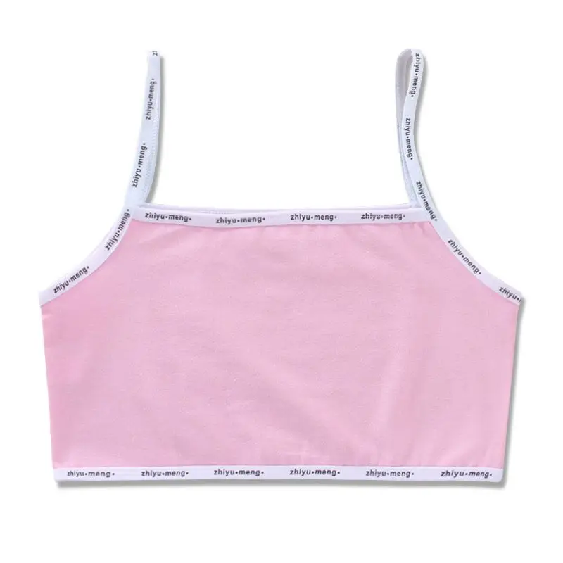 

5pcs/lot Children Girl Bra 8-16 Years Cotton Teens Teenage Underwear Summer Kids Vest G2AD