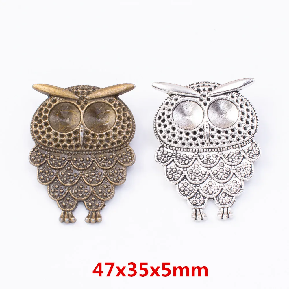 

4 шт., подвеска в виде совы из цинкового сплава в стиле ретро для рукоделия, 7758
