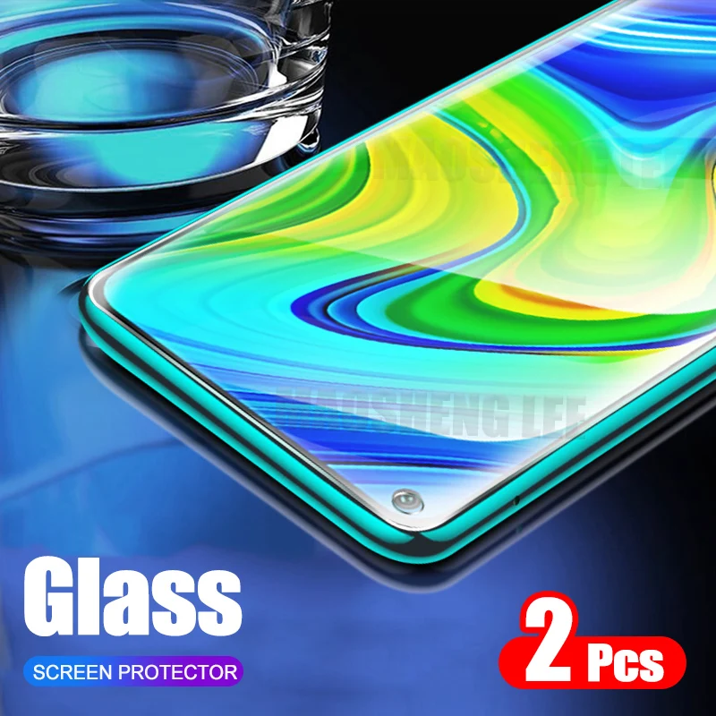 Закаленное стекло для Xiaomi Redmi Note 9S Pro Max K30 Poco X3 2 шт. Защита экрана note 9 pro защитное