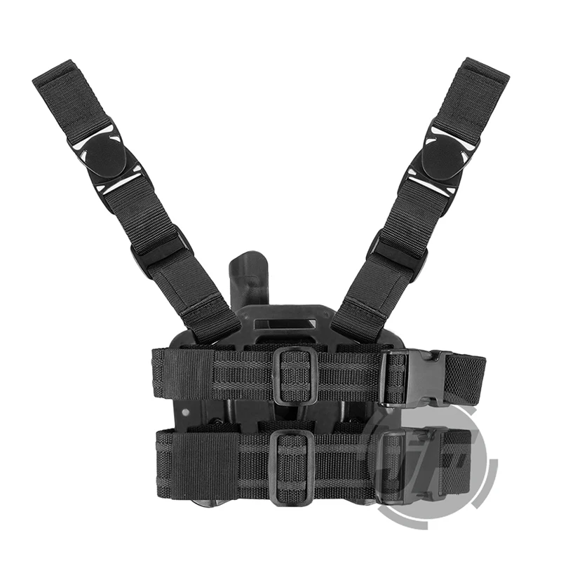 

Level 2 Serpa Right Hand Drop Leg Thigh Quick Draw Pistol Holster With Magazine & Flashlight Pouch For Beretta 92 96 M9 M92