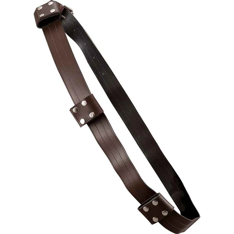 Средневековый плечевой ремень ножны скаббард кожаный комплект лягушек