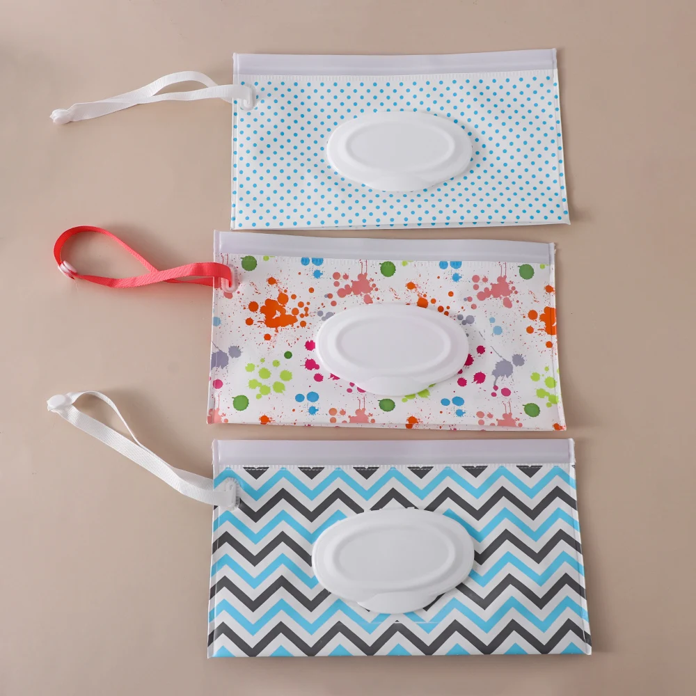 Сумка для влажных салфеток 24*14 см с защелкой косметический Чехол чистящие