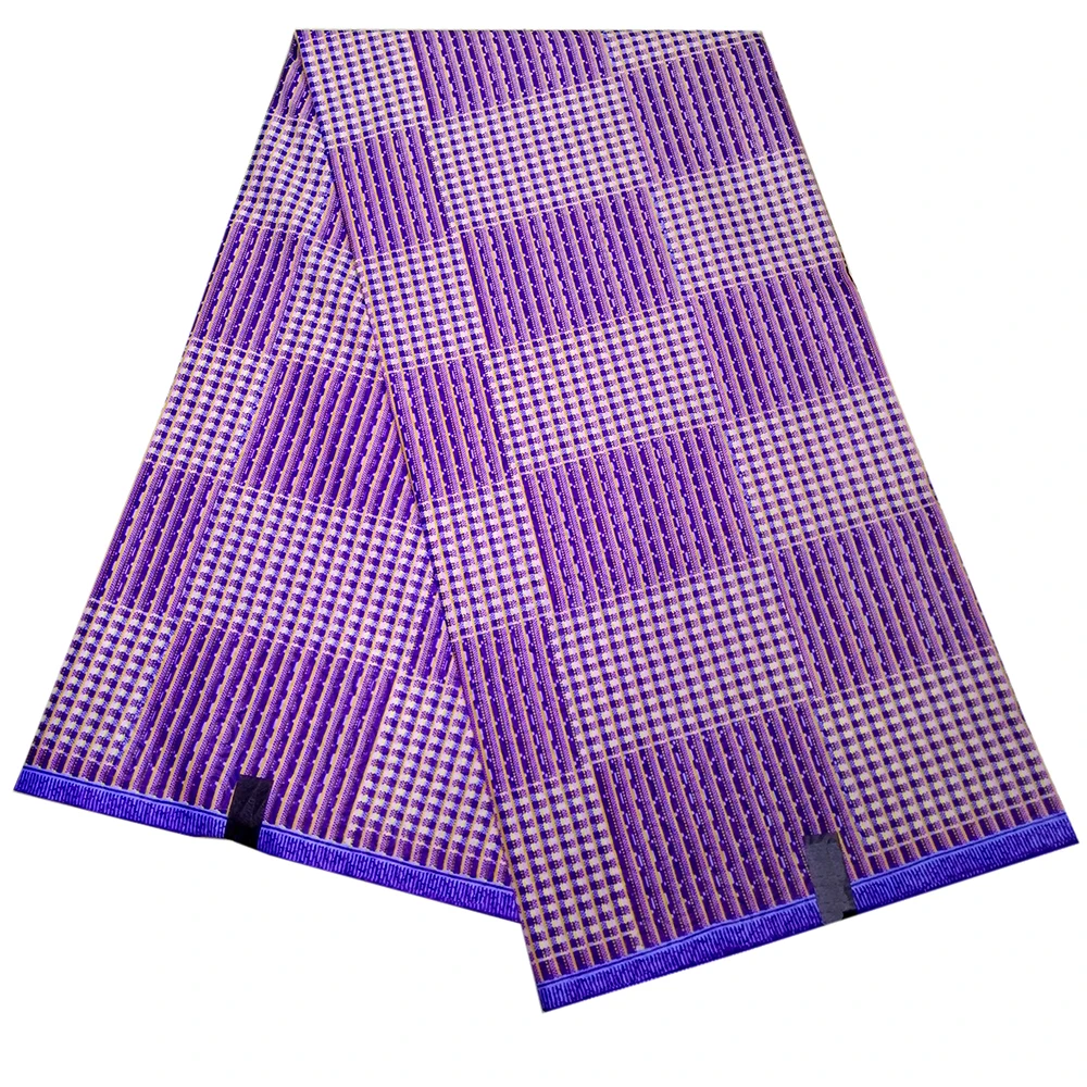 

Lattice Print Fabric Wax Fabric 6Yards\lot High Quality Nigeria Ankara 2019 Latest African Wax