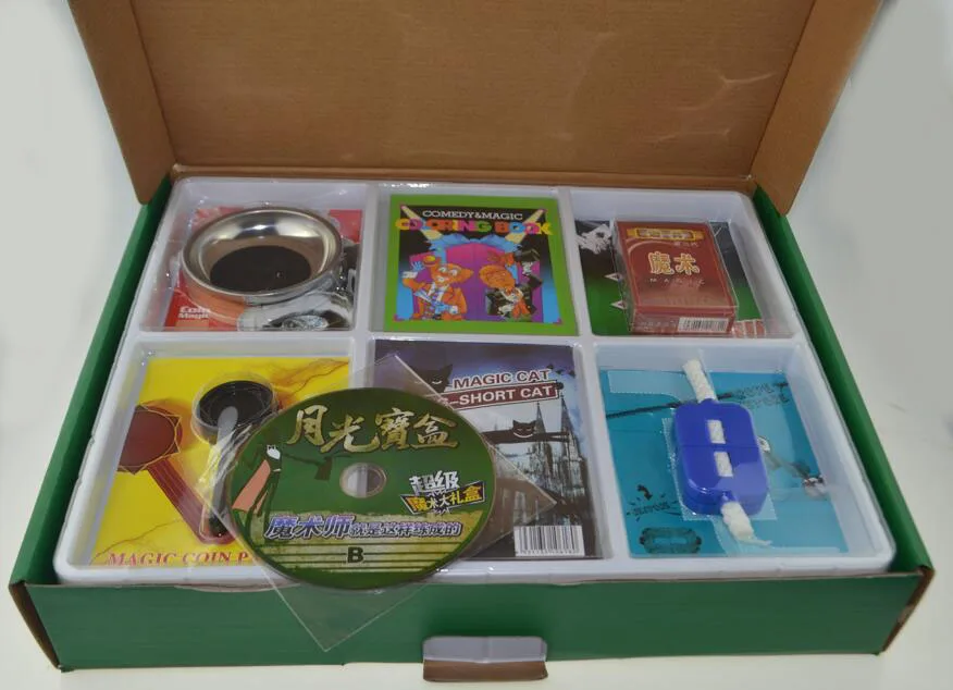 Набор волшебных фокусов с 30 видами реквизита и 60 эффектов волшебные фокусы