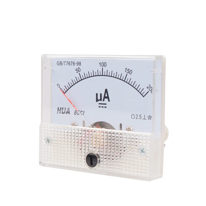 85C1 DC Аналоговый указатель Microamps Амперметр 20uA 30uA 50uA 100uA 200uA 300uA 500uA AMP|Измерители