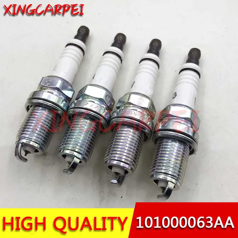 4 шт. свечи зажигания PFR6Q 101000063AA подходят для Volkswagen V W Golf Jetta Audi TT A|Свечи и запальные
