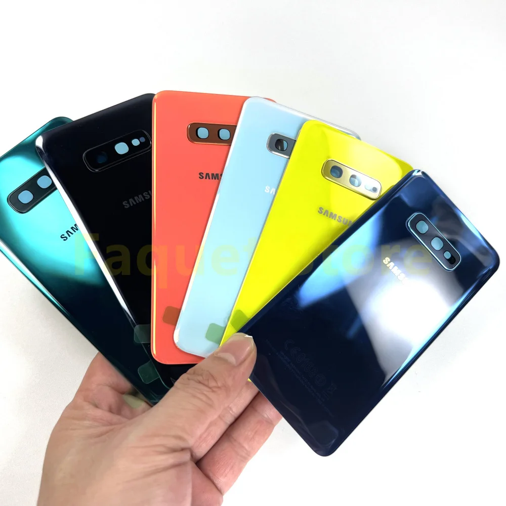 SAMSUNG Galaxy S10e G970 G970F SM-G970F/DS G970U полный корпус задняя крышка батарейного отсека заднее