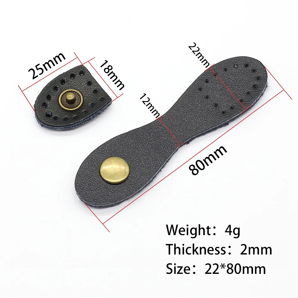 5pcs/Lot DIY Handmade Wallet Purse Hasp Buttons Clasp for Handbag Card Pack Clutch Bag Buckle Crafts Genuine Leather KZ0039