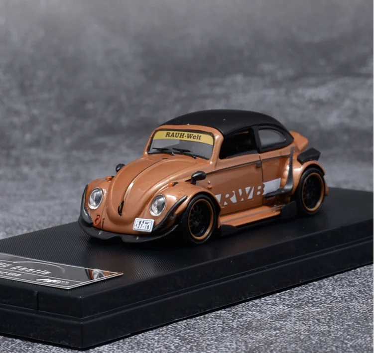 

HKM 1:64 VW Bettle RWB литые модели автомобилей на крыше передвижные Тиффани синие запасы в декабре 2021 Коллекционные Подарочные Подарки
