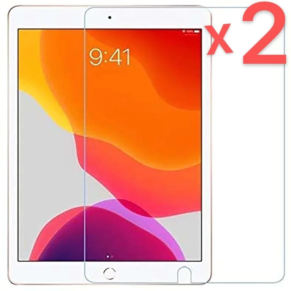 

2Pcs Tablet Tempered Glass Screen Protector Cover for Apple IPad 2020 8th 10.2 Inch HD Anti-Fingerprint Tempered Film
