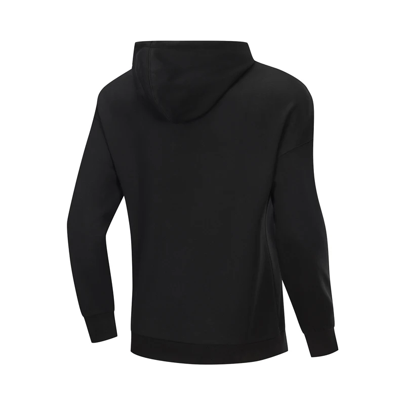 Li-Ning мужской трендовый свитер с длинным рукавом толстовка капюшоном обычная