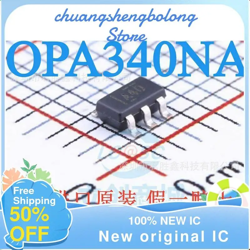 

10-200PCS OPA340NA SOT23-5 A40 New original IC