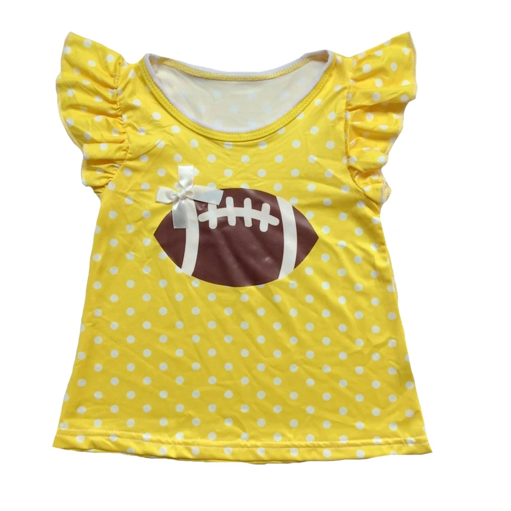 Футболки в горошек молочный шелк для маленьких девочек с рюшами без рукавов