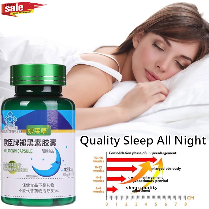 

Sleeping Pills Strength Melatonin Help Improve Sleep Night Time Aid Fast Dissolve Dietary Supplement Promotes Relaxation 3mg