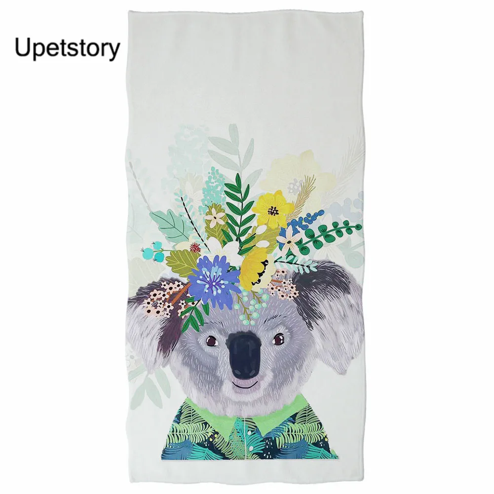 Upetstory Печать Красивая коала пляжное Полотенца быстро-сухая микрофибра банное