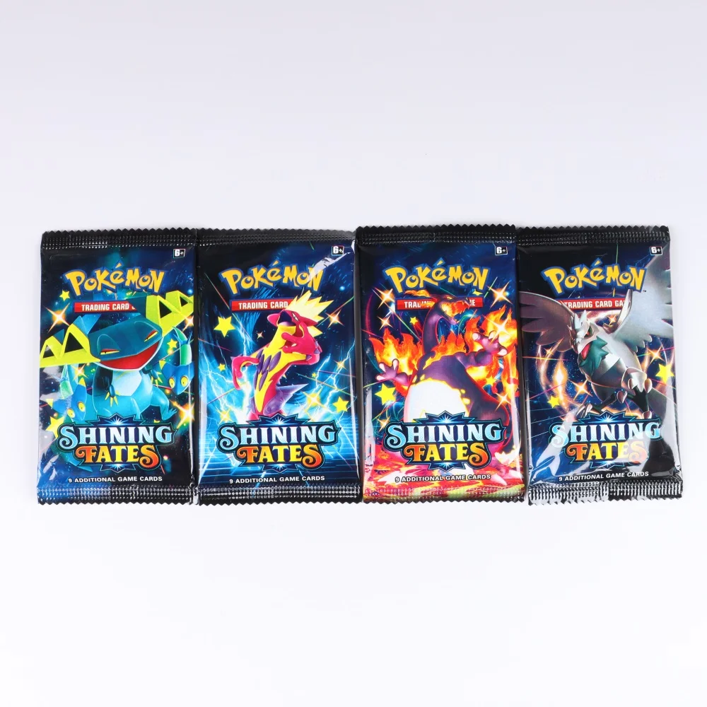 Caja de tarjetas coleccionables Pokemon, juego de cartas coleccionables, versi&oacute;n en ingl&eacute;s, 324 unids/caja-5