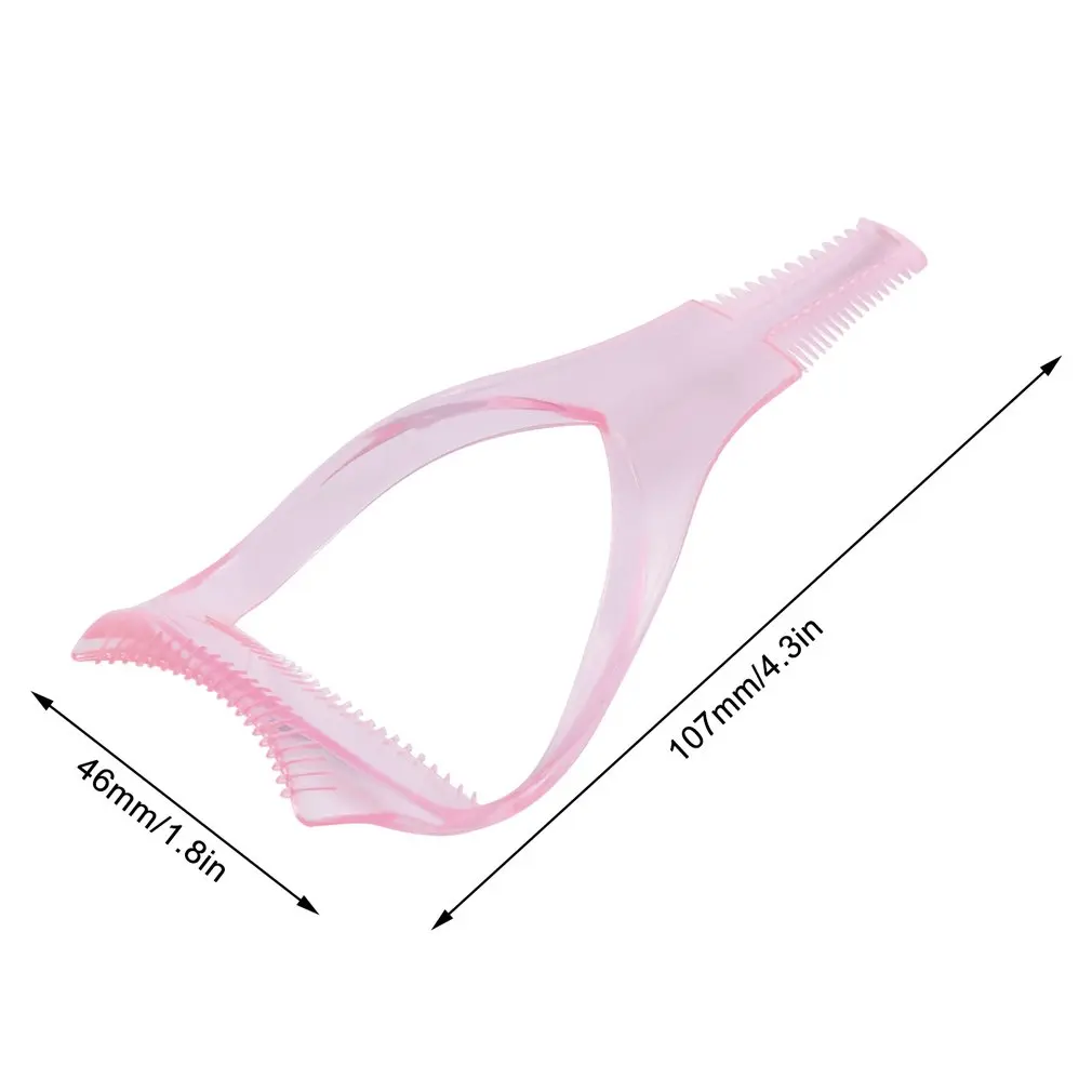 3 IN 1 Cosmetic Makeup Beaty Long Fake Mascara Applicator Guide Comb Eyelash Curler | Красота и здоровье