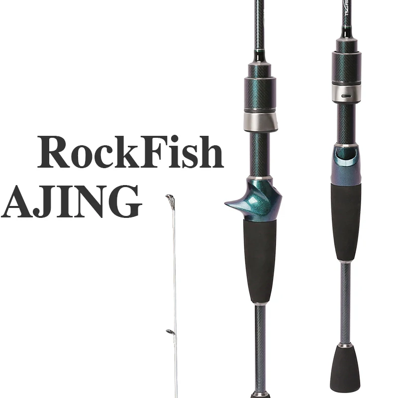 Ультралегкий спиннинг Tsurinoya 2 1 м карбоновая удочка быстрая мощность ручка из ЭВА