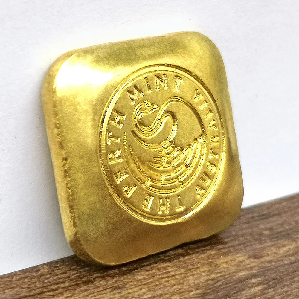 10Z 9999 FINE The Perth Mint Bullion латунные позолоченные копии монет медаль Австралия коллекционные монеты