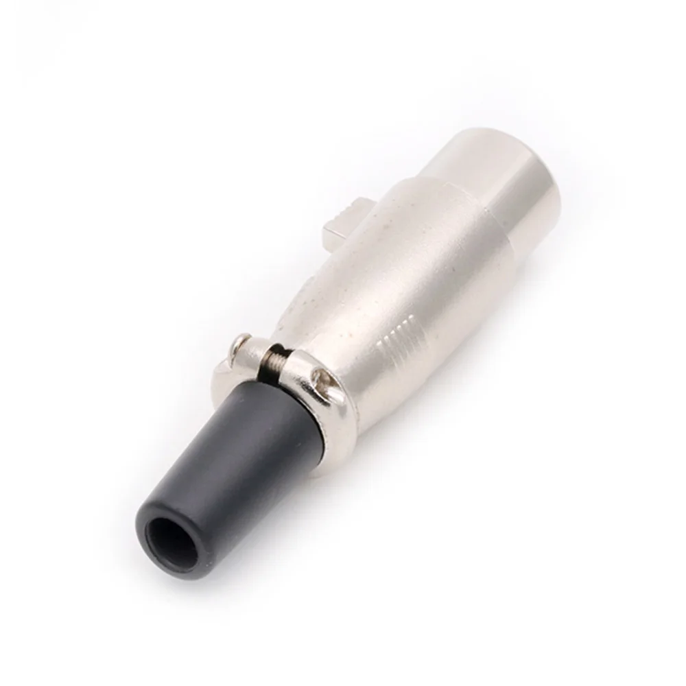 1 шт./лот 3Pin XLR штекер и гнездо микрофонного аудиокабеля разъемы металлические