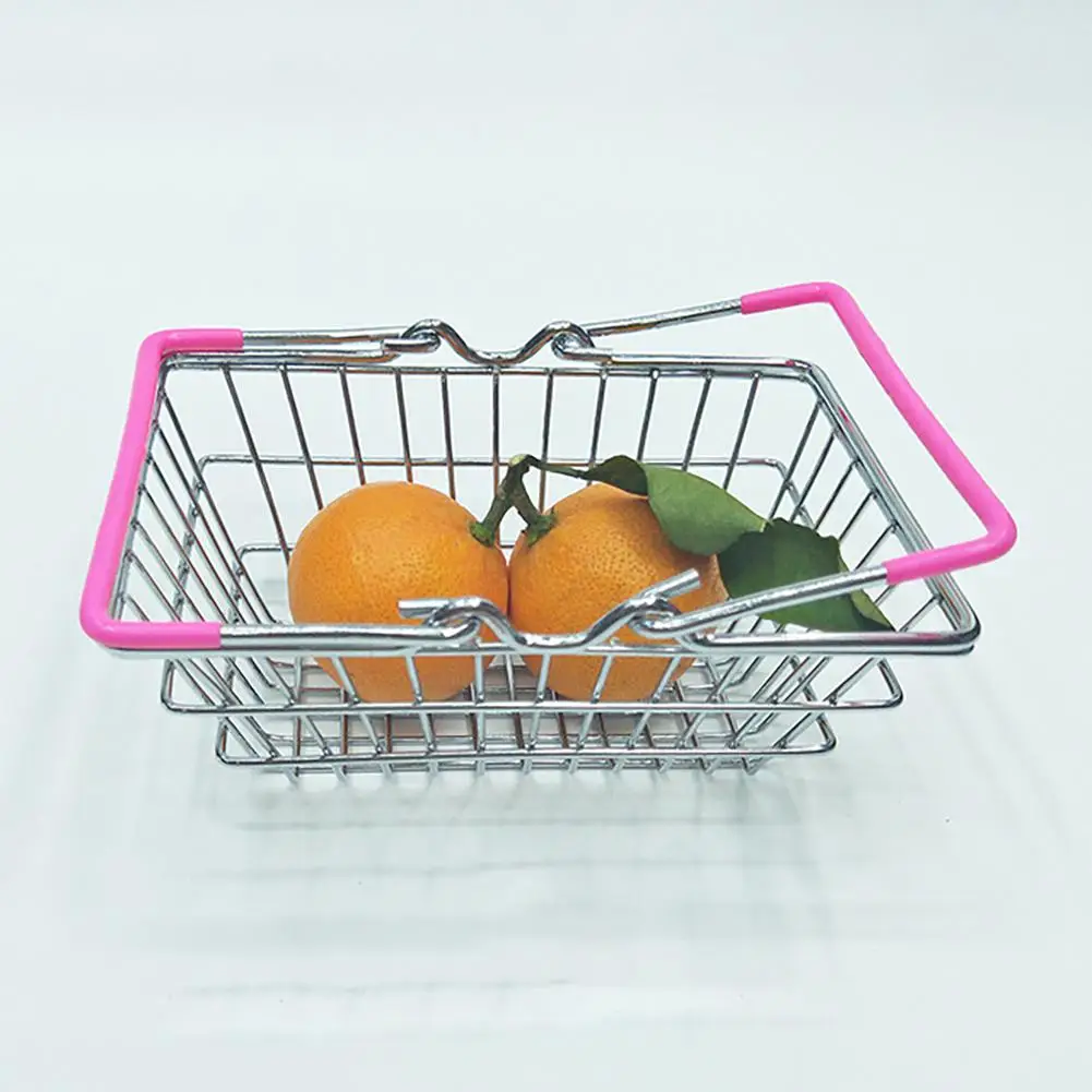 Учебный набор мини симулятор для супермаркета покупок ручной корзина ювелирных