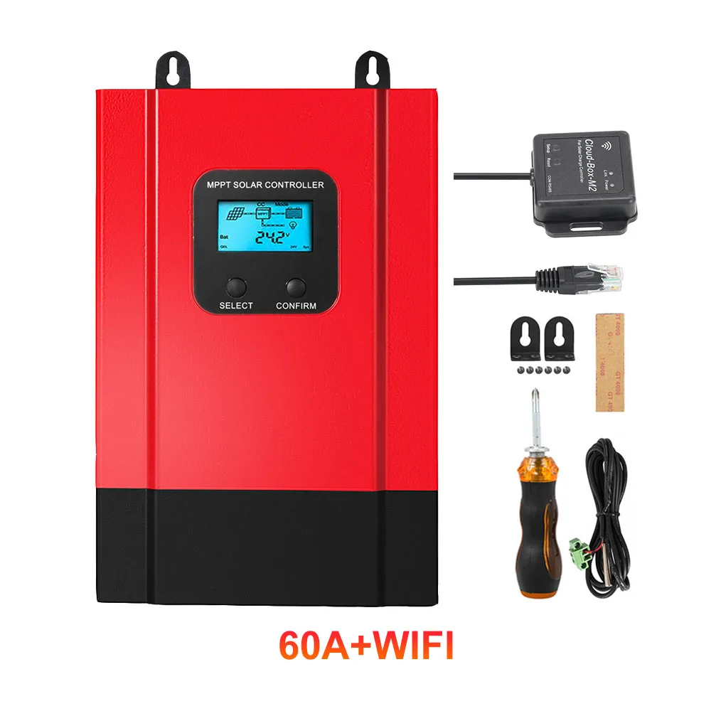 PowMr Esmart3 60A 40A MPPT контроллер солнечной батареи 48В/36В/24В/12В Автоматическая