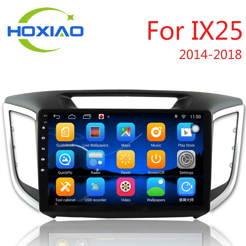 2 DIN Автомобильный GPS dvd плеер для Hyundai IX25 creta 2014 2015 2016 стерео Android 6.0 Россия навигации