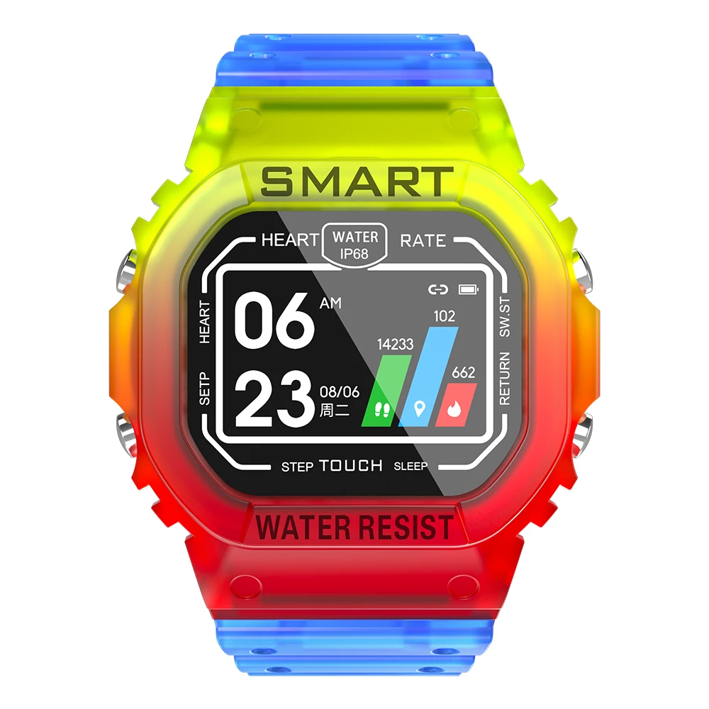 

KUMI U2 Sports Smartwatch Smart Watch Men Women Heart Rate Monitor Bluetooth Fitness Watch Smart Bracelet For Android IOS