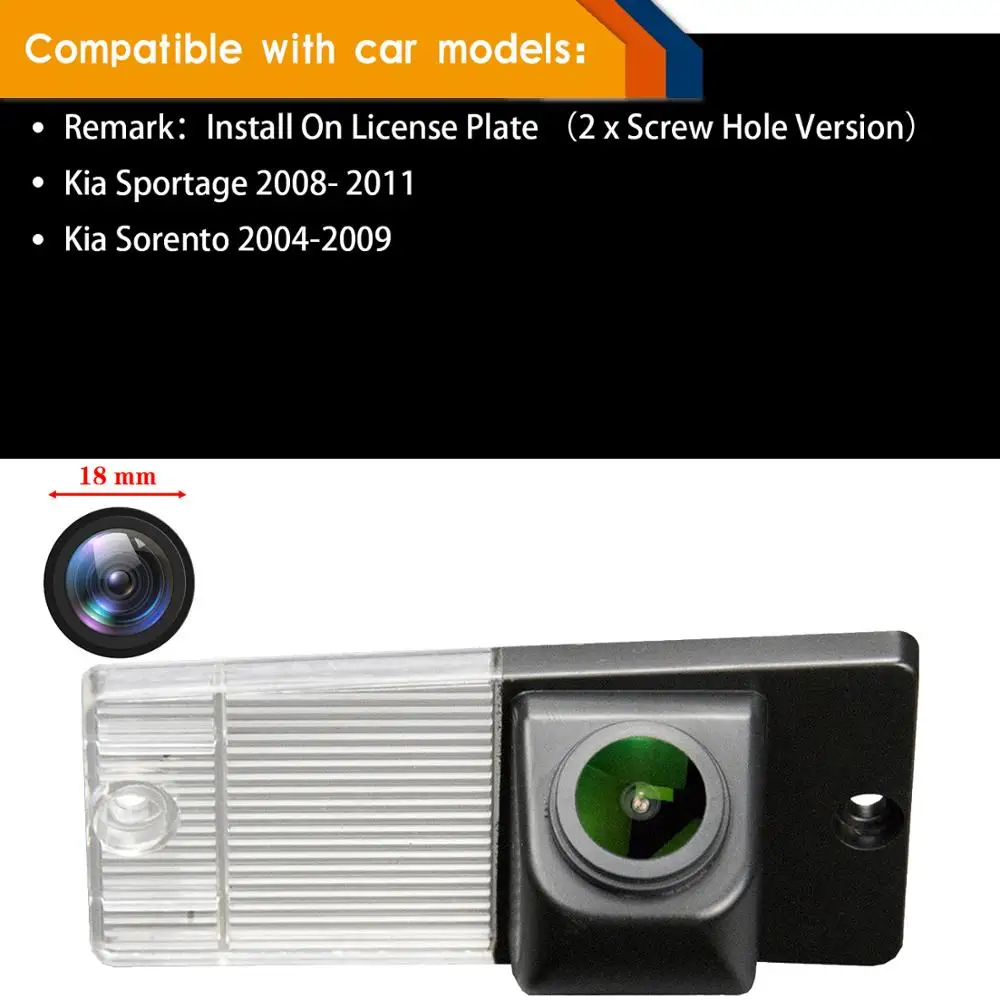 Светильник для камеры заднего вида Misayaee HD 1280x720P Kia Sportage 2006 2007 2008 2009 2010 2011 Carens Rondo