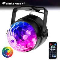 rgb disco ball party lights dj disco light led projector strobe lamp birthday party car club bar karaoke xmas sound activated