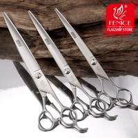 fenice 7 07 58 0 inch japan 440c professional pet grooming scissors matt color dogs cutting shear