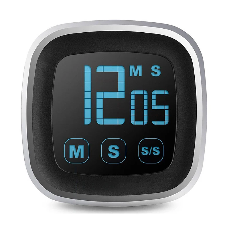 Touch Screen Kitchen Digital Timer LED Electronic timer Countdown Timing Alarm Temporizador Stopwatch Clock Magnetic Kookwekker