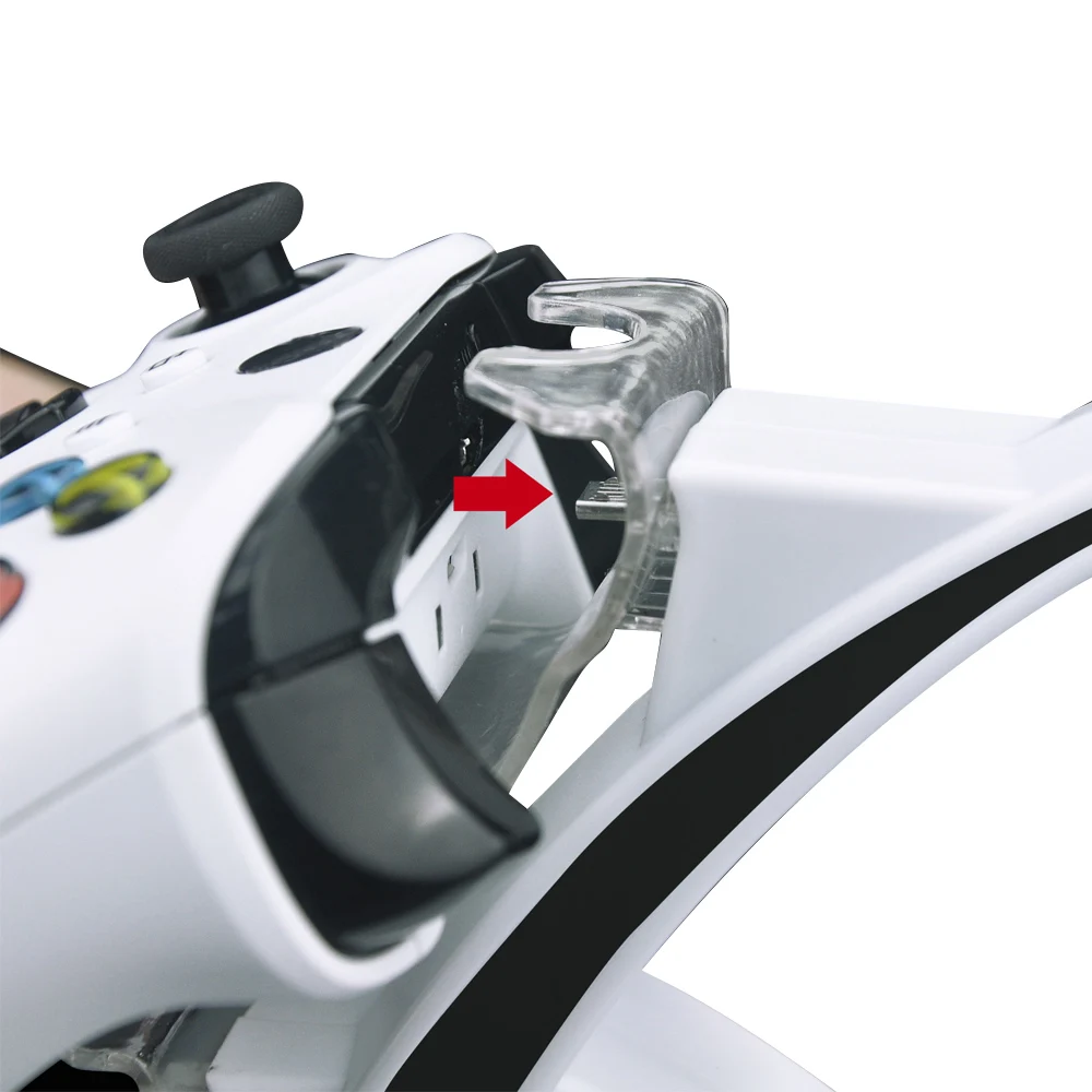 Besegad двойной контроллер джойстика геймпад зарядная станция зарядное устройство