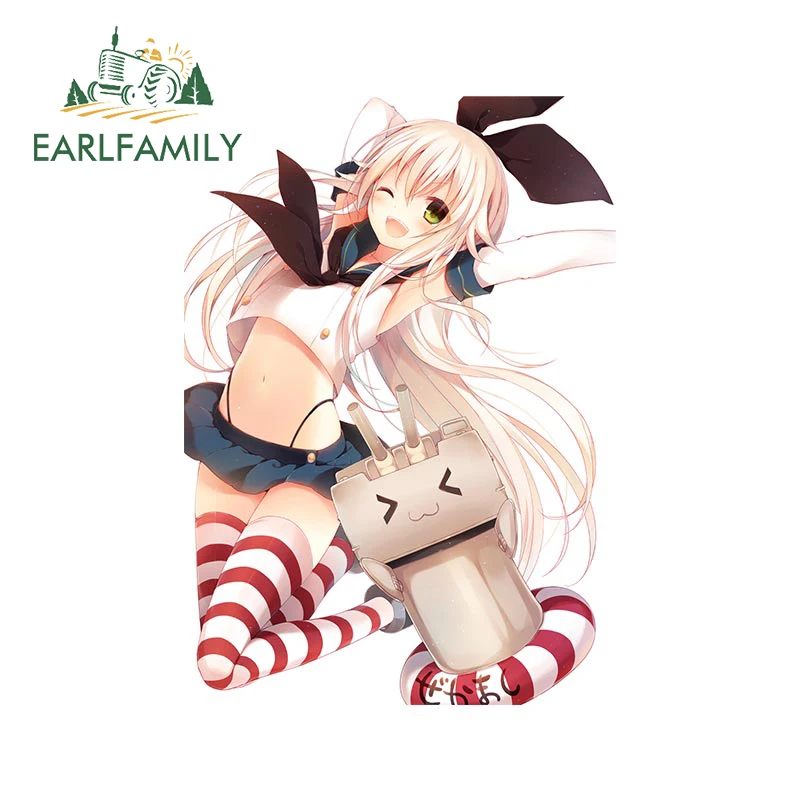 EARLFAMILY 13 см x 9 2 для Shimakaze Kantai Коллекционная Автомобильная наклейка
