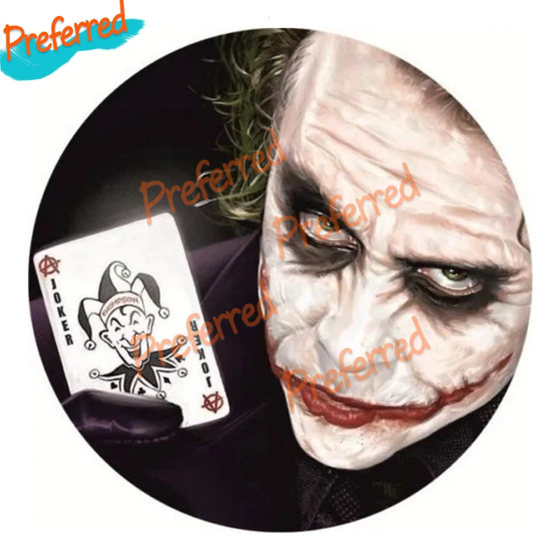 

High Quality Joker Face Decal Motocross Racing Laptop Helmet Trunk Wall Vinyl Car Sticker Die Cutting Waterproof PVC