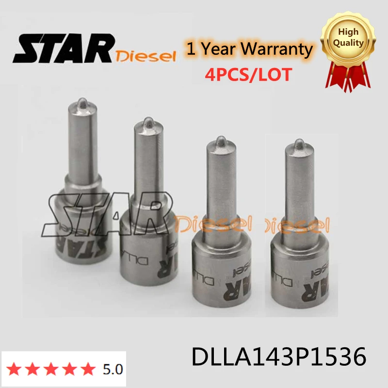 

STAR Diesel 4*DLLA143P1536 Fuel Injector Nozzle 0433171947 Spare Kits For CASE IVECO 2855491 504091504 0445120054 0986435545