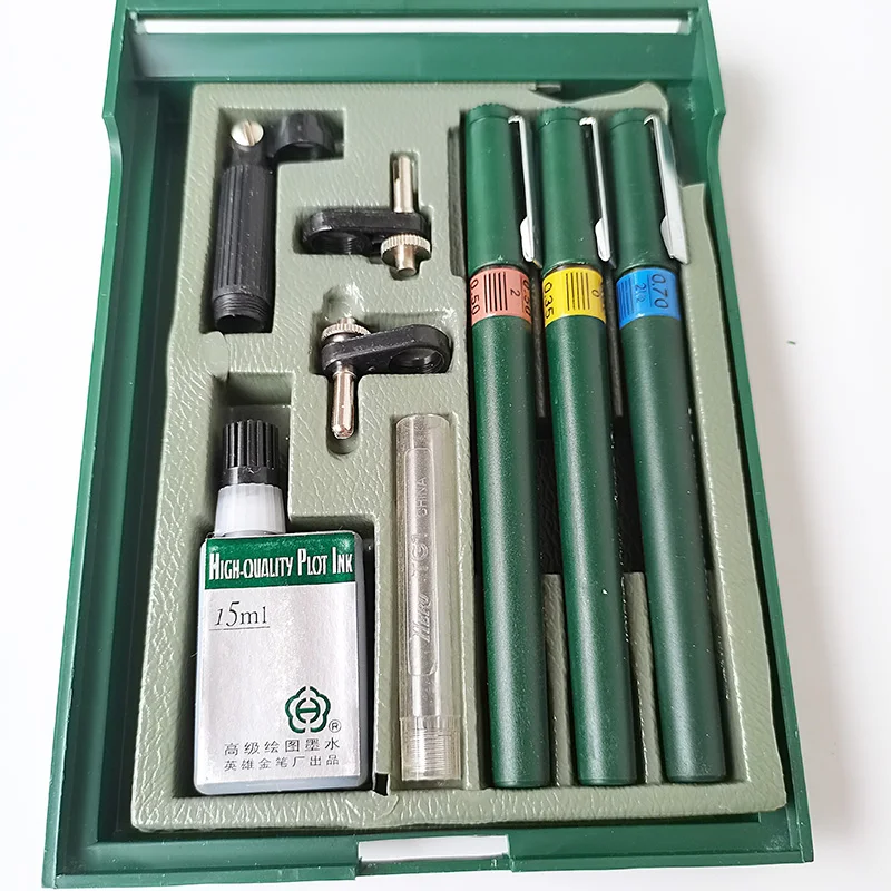 

1980s CHINA Hero Faber Castell TG-1 86A112 Pen Ink Needle Drawing Pen Hook Line Pen Drawing