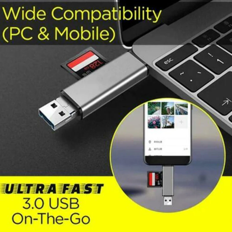 5 в 1 кард ридер карманы Комплект USB 3 0 Многофункциональный ящик для хранения