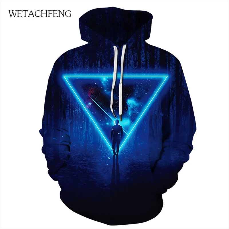 Толстовка с принтом Ван Гога милый кот звездное небо женская мужская толстовка