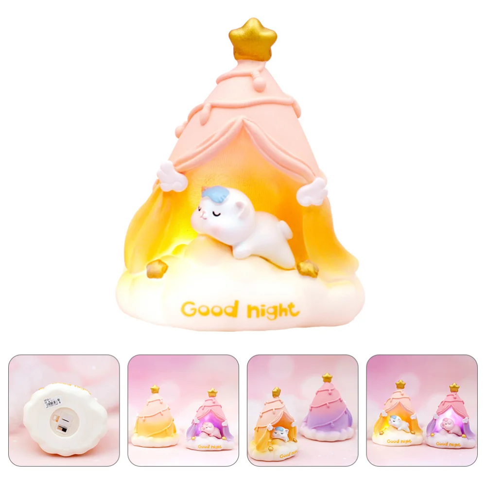 

1 Pc Decorative Bedside Lamp Adornment Lamp Adorable Tabletop Adornment