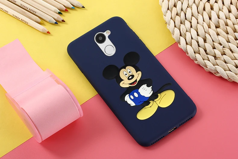 TRISEOLY Candy TPU Case For Huawei Y6 Y7 Pro 2019 3D Cartoon Boy Mouse Soft Silicone Cover 2017/Y7 Prime 2017 | Мобильные телефоны