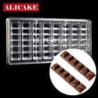 3D поликарбонатные формы для шоколада, формы для шоколадных палочек, формы для шоколада, инструменты для выпечки кондитерских изделий, формы для шоколадных лотков