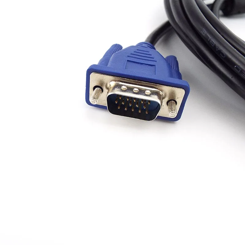 1.5M 3M 5M 10M VGA Extension Cable HD 15 Pin Male to Wire Cord Metal Line for Laptop PC Projector Computer Monitor L19 | Электроника