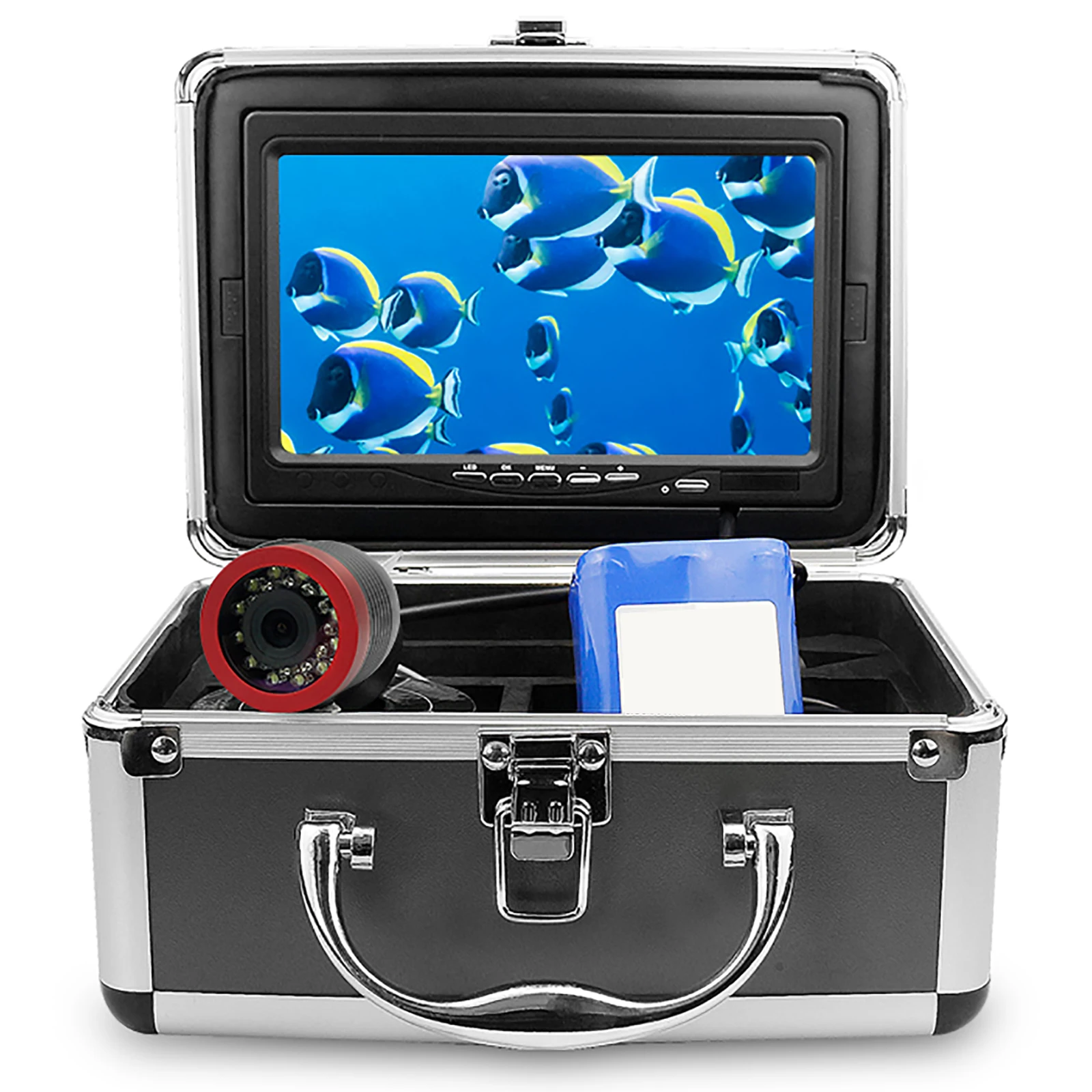 

Подводная рыболовная камера DVR, 30 м, HD 1280*720, светодиодный экран, 1080P, набор видеокамер для подледной/морской рыбалки